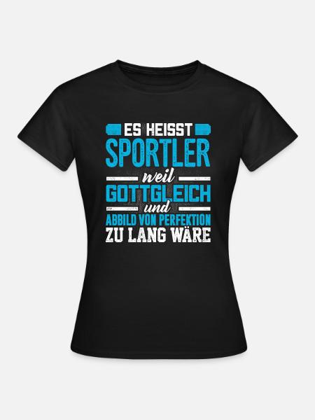 SPORTLER - Perfekt - Frauen T-Shirt - Schwarz
