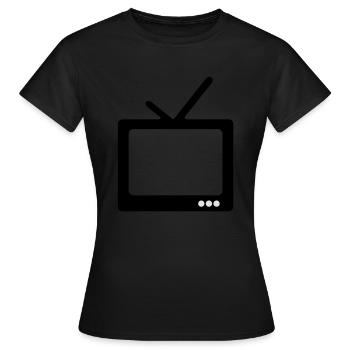 TV - T-shirt Femme - noir - Devant - AI Model Female 172 dark (172cm)