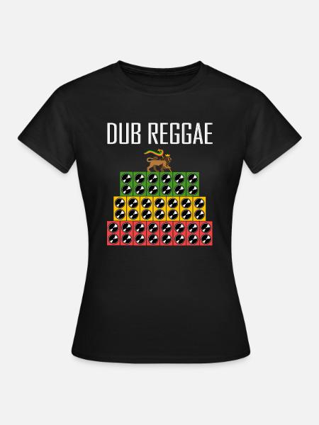 Dub Reggae Soundsystem Stack - Frauen T-Shirt - Schwarz