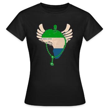 Sierra Leone - Women's T-Shirt - black - Front - AI Model Female 172 dark (172cm)
