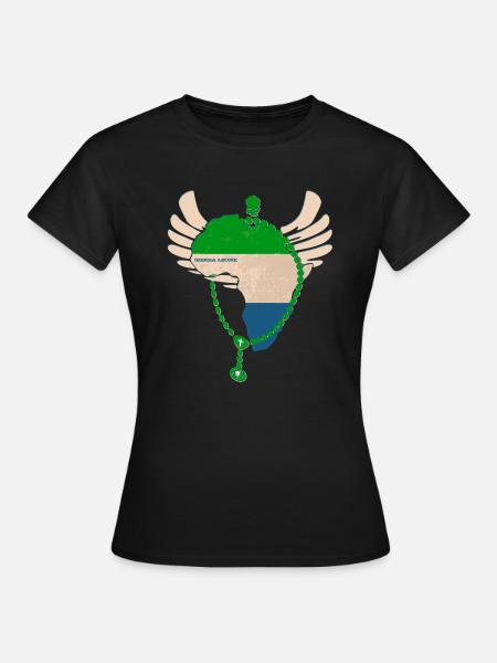 Sierra Leone - Frauen T-Shirt - Schwarz