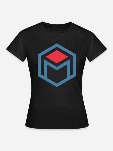 M Bekleidungsmarke - Frauen T-Shirt - Schwarz