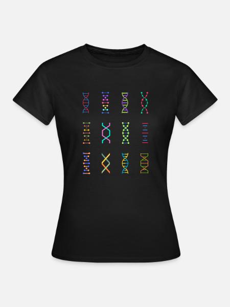 DNA genetics stem biology - Women's T-Shirt - black