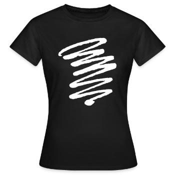 Kriggel Flicken - Frauen T-Shirt - Schwarz - Vorne - AI Model Female 172 dark (172cm)