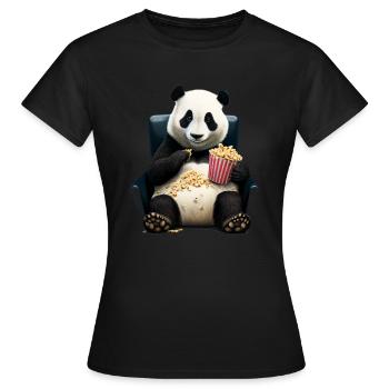 Popcorn - Women's T-Shirt - black - Front - AI Model Female 172 dark (172cm)