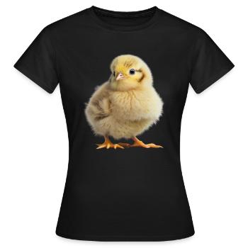 Super süßes Küken - Frauen T-Shirt - Schwarz - Vorne - AI Model Female 172 dark (172cm)