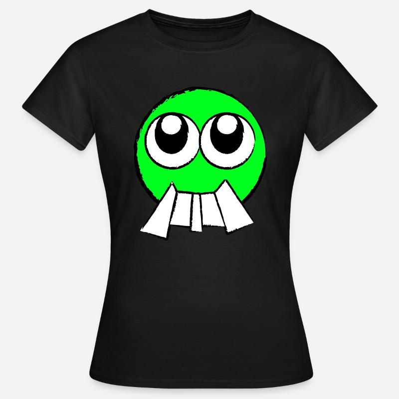 Face (color freely selectable) - Women's T-Shirt - black