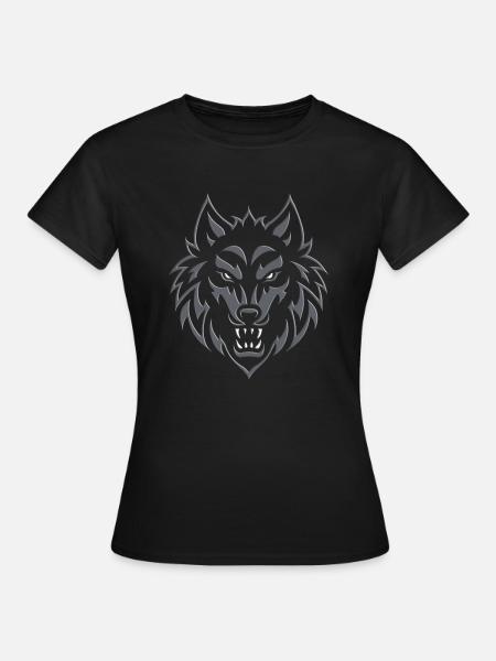 Wolf 2024 01 - Frauen T-Shirt - Schwarz