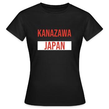 Kanazawa - Women's T-Shirt - black - Front - AI Model Female 172 dark (172cm)