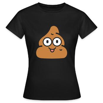 Kacke - Frauen T-Shirt - Schwarz - Vorne - AI Model Female 172 dark (172cm)