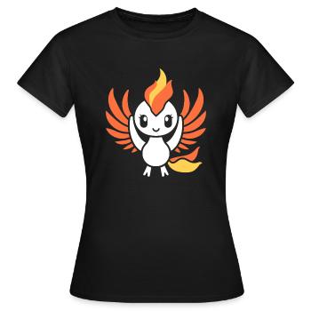Phoenix - Women's T-Shirt - black - Front - AI Model Female 172 dark (172cm)