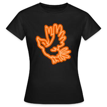 Oiseau néon - T-shirt Femme - noir - Devant - AI Model Female 172 dark (172cm)