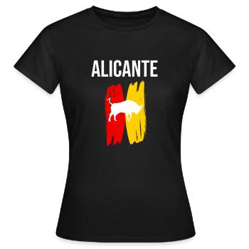 Stierkampf Alicante - Frauen T-Shirt - Schwarz - Vorne - AI Model Female 172 dark (172cm)