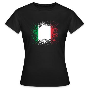 racines pays d'origine racines aiment l'Italie png - T-shirt Femme - noir - Devant - AI Model Female 172 dark (172cm)