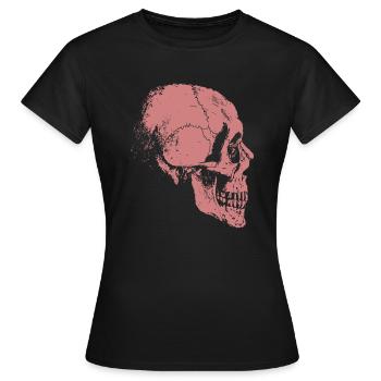 squelette - T-shirt Femme - noir - Devant - AI Model Female 172 dark (172cm)