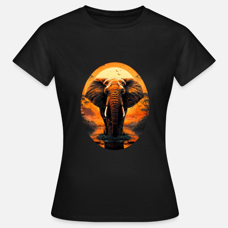 Elephant - Women's T-Shirt - black