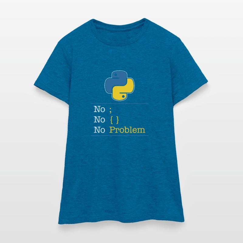 Python no problem T-shirt Femme