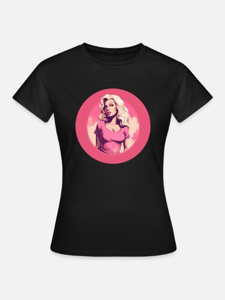 Starke Frauen: Ikone der Emanzipation - Frauen T-Shirt - Schwarz