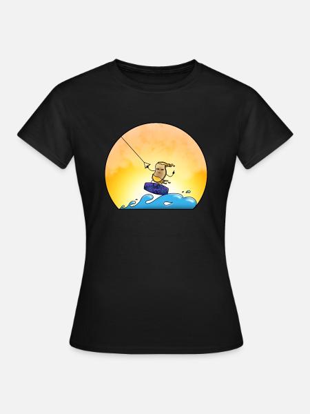 Wake n' Bake Day - Frauen T-Shirt - Schwarz
