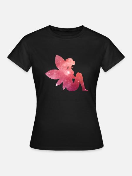 fairy - Fee - Frauen T-Shirt - Schwarz