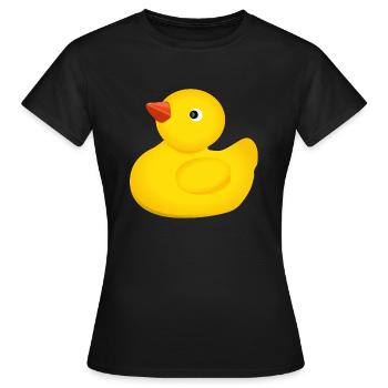salle de bain bath baignoire bathtube shower douche36 - T-shirt Femme - noir - Devant - AI Model Female 172 dark (172cm)