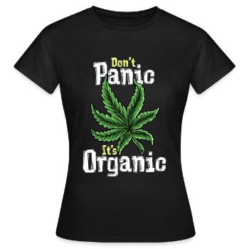 Cannabis - T-shirt Femme - noir - Devant - AI Model Female 172 dark (172cm)
