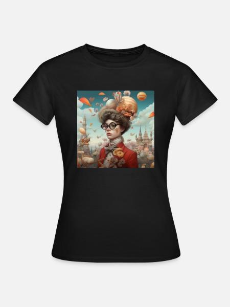 Zeitgenössisch 4 - Frauen T-Shirt - Schwarz