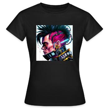 Wang 2078 - Frauen T-Shirt - Schwarz - Vorne - AI Model Female 172 dark (172cm)