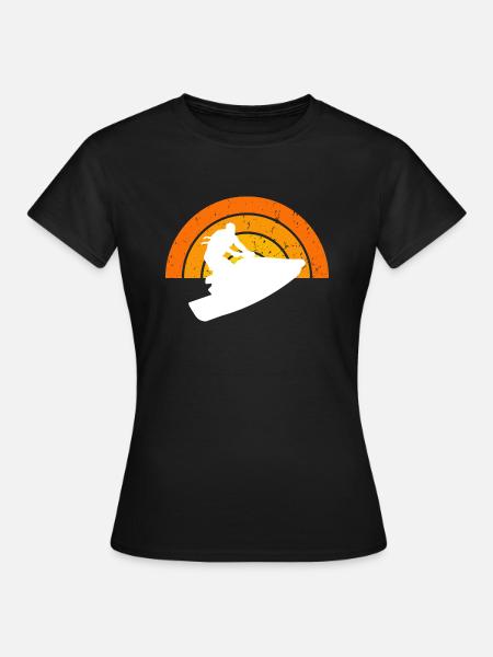 Jet ski - Frauen T-Shirt - Schwarz