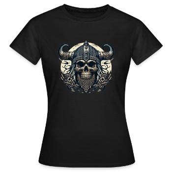 Héritage nordique éternel - T-shirt Femme - noir - Devant - AI Model Female 172 dark (172cm)