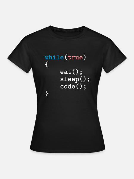 Programmierer, Software, Informatik, Developer - T-shirt Femme - noir