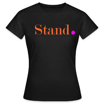 Point de vue - T-shirt Femme - noir - Devant - AI Model Female 172 dark (172cm)
