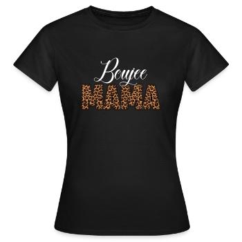 Low Key Boujee Wife Mama - Women's T-Shirt - black - Front - AI Model Female 172 dark (172cm)