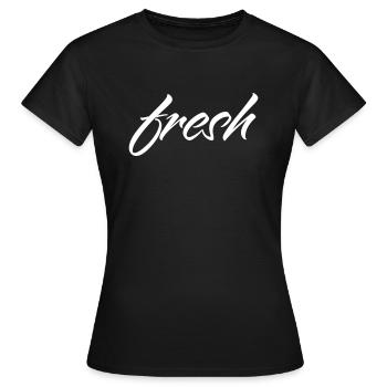 Fresh - Women's T-Shirt - black - Front - AI Model Female 172 dark (172cm)