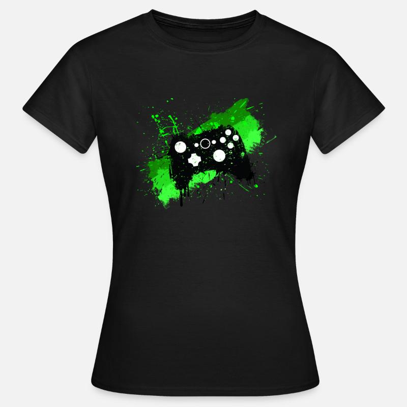 Box Graffiti Gamer - Women's T-Shirt - black
