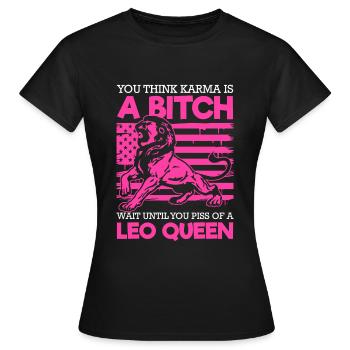 Sternzeichen Stern Aberglaube - Frauen T-Shirt - Schwarz - Vorne - AI Model Female 172 dark (172cm)