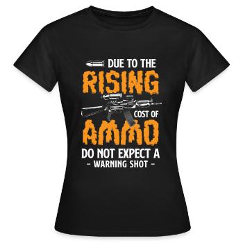 Weapons Rifle Gun Owners - Women's T-Shirt - black - Front - AI Model Female 172 dark (172cm)