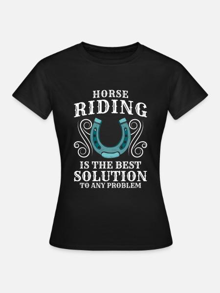 Équitation Ride Friendship Pony - T-shirt Femme - noir