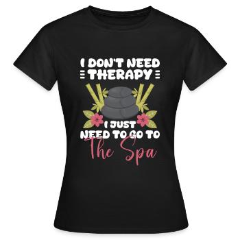 Relaxation Relax Holiday Yoga - Women's T-Shirt - black - Front - AI Model Female 172 dark (172cm)