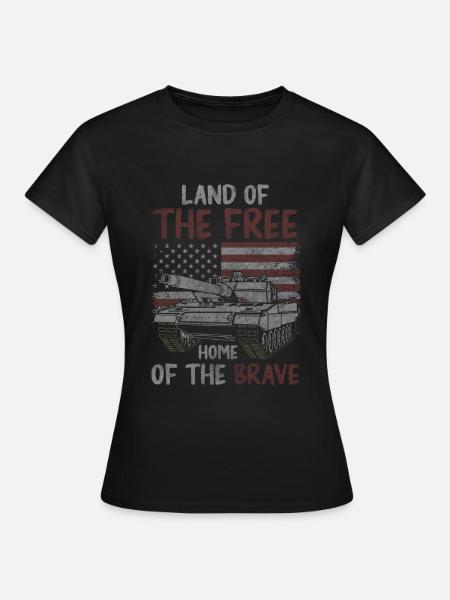 Krieg Waffe Schlacht - Frauen T-Shirt - Schwarz