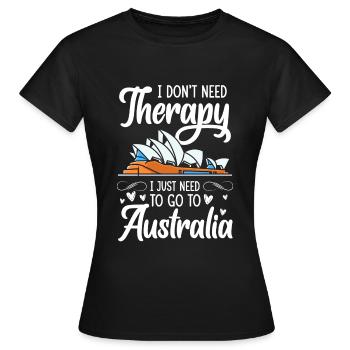 Outback Koala Metropole - Frauen T-Shirt - Schwarz - Vorne - AI Model Female 172 dark (172cm)