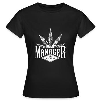 Chef d’exploitation - T-shirt Femme - noir - Devant - AI Model Female 172 dark (172cm)