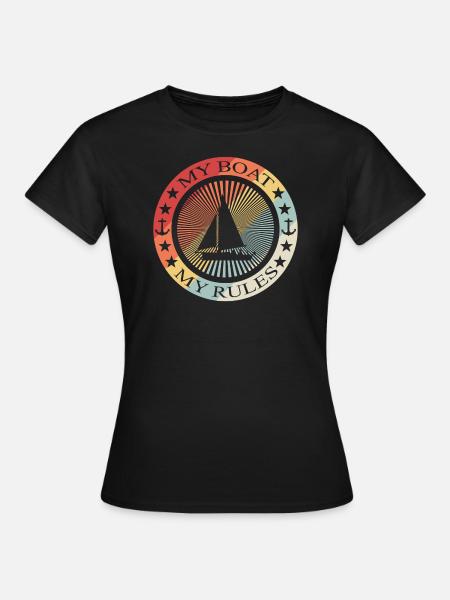 Segeln Sailing - Frauen T-Shirt - Schwarz