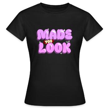 Vous a fait paraître spirituel en disant - T-shirt Femme - noir - Devant - AI Model Female 172 dark (172cm)