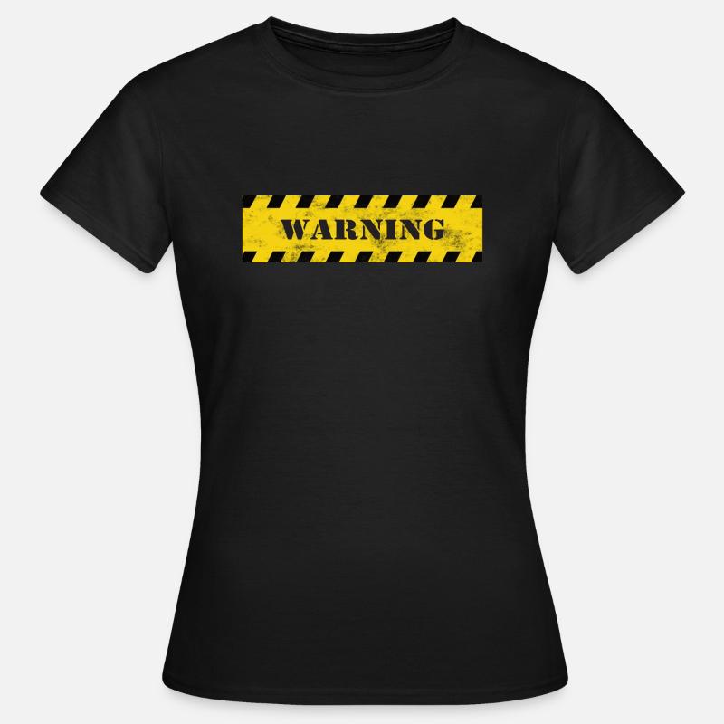 WARNING - Women's T-Shirt - black