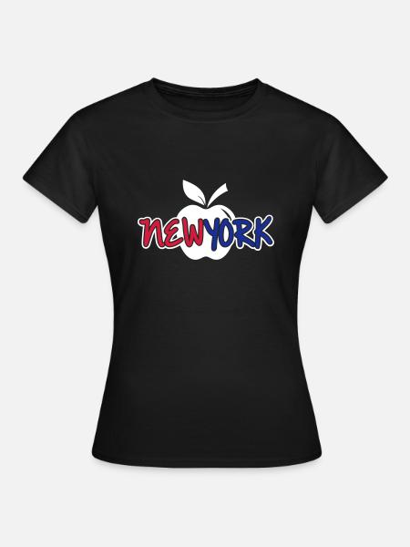 New York 1 - T-shirt Femme - noir