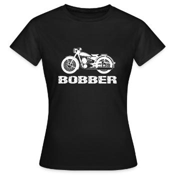 Bobber - T-shirt Femme - noir - Devant - AI Model Female 172 dark (172cm)