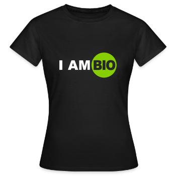 bio - Frauen T-Shirt - Schwarz - Vorne - AI Model Female 172 dark (172cm)