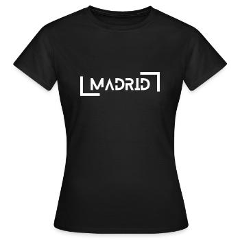 Madrid - Women's T-Shirt - black - Front - AI Model Female 172 dark (172cm)