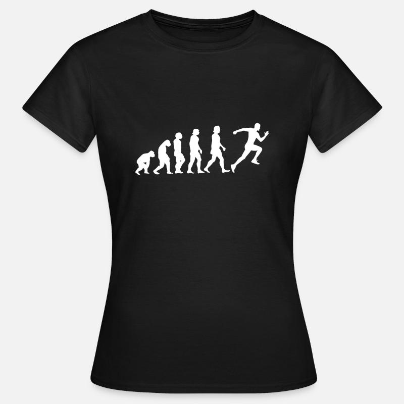 Course à pied Marathon Triathlon Runner Evolution 1B - T-shirt Femme - noir